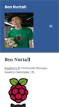 Mobile Screenshot of bennuttall.com